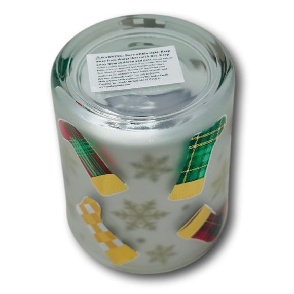 Yankee Candle Christmas Stockings Votive Holder with Frosty Gingerbread Votive - Picture 6 of 6